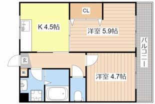 ゼフィールⅡの物件間取画像